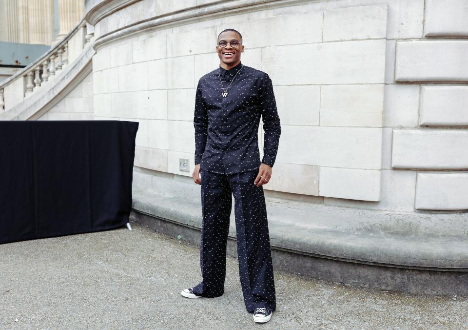 Russell Westbrook in Dior Men