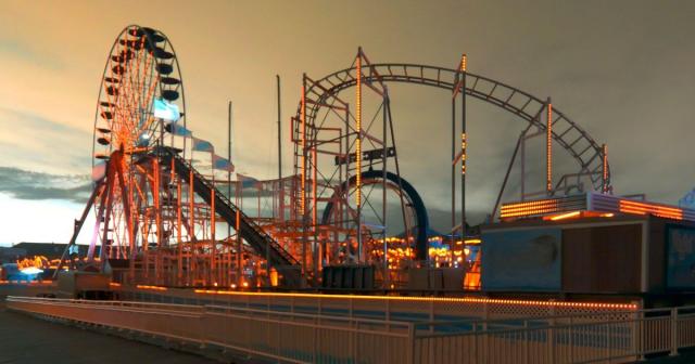 Four Children Hospitalized After Roller Coaster Cars Failed to