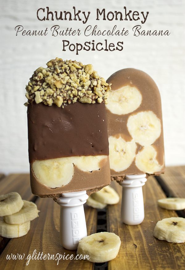 Chunky Monkey Popsicles