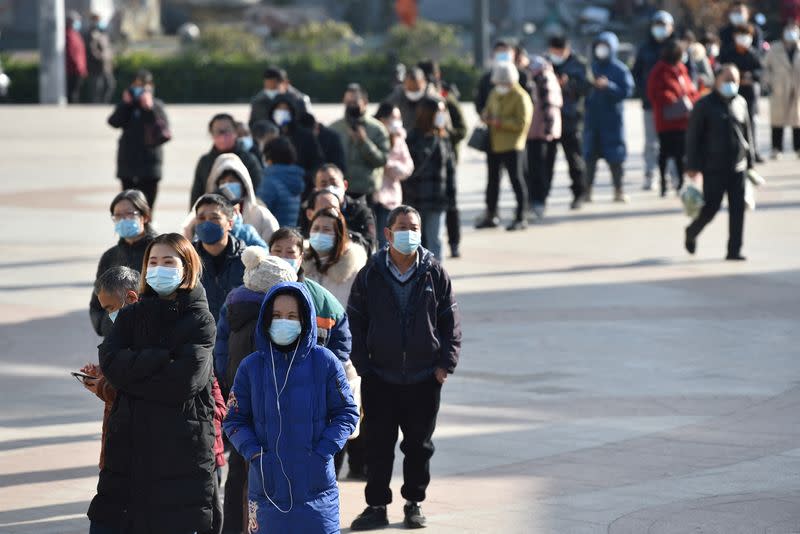 FILE PHOTO: COVID-19 outbreak in Nanjing