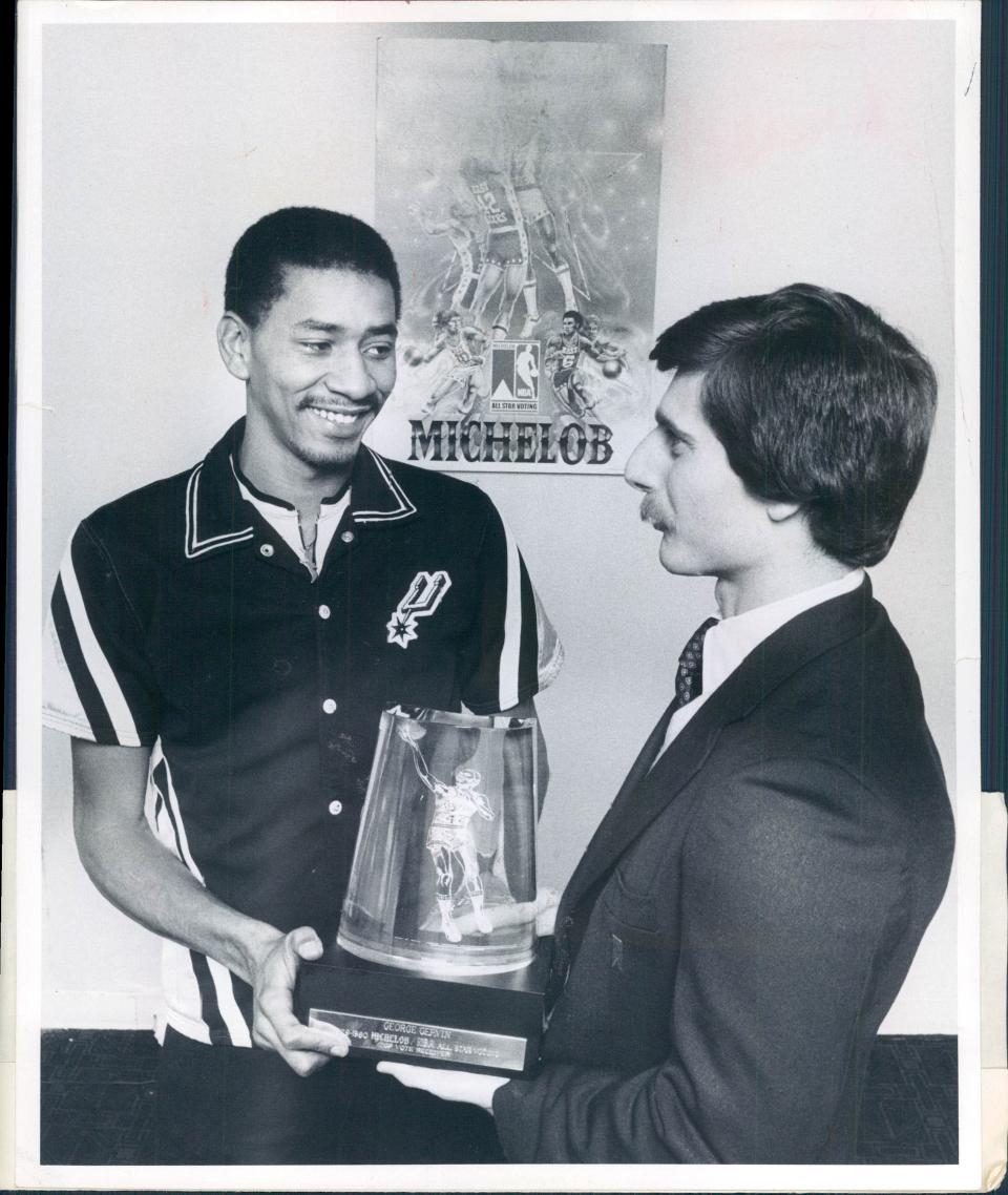 "The Iceman" was simply known as George Gervin when he was a Detroit Free Press First Team All-PSL selection in 1970 during his senior season at King High School. Gervin would become known to the entire basketball world as a member of the San Antonio Spurs. His professional honors included being selected to nine NBA All-Star Games, winning four NBA scoring titles and induction into the Naismith Memorial Basketball Hall of Fame in 1996.