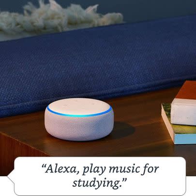 The Alexa-enabled Echo Dot smart speaker is reduced by an incredible 57%!