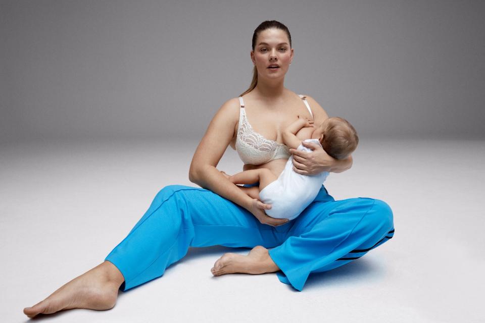 A breastfeeding mother is also one of the models featured. (Marks and Spencer)