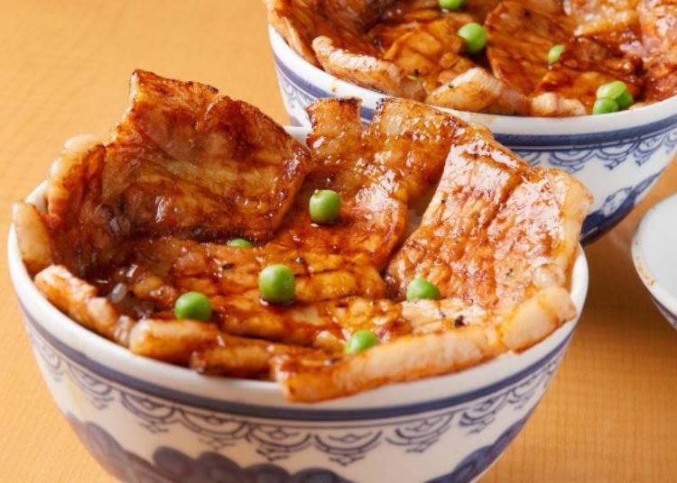 In the Tokachi district, this pork bowl is a common home-cooked meal