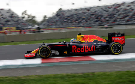 Formula One - F1 - Mexican F1 Grand Prix - Mexico City, Mexico - 28/10/16 - Red Bull Racing's Daniel Ricciardo of Australia during the first practice session. REUTERS/Henry Romero