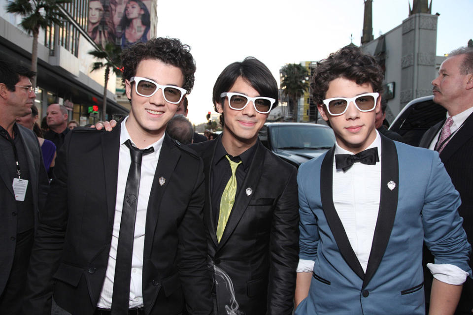 Jonas Brothers Concert 3D LA premiere 2009 Kevin Jonas Joe Jonas Nick Jonas