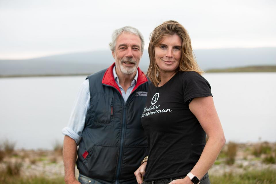 Clive and Amanda Owen, the stars of Our Yorkshire Farm on C5. (Renegade Pictures)