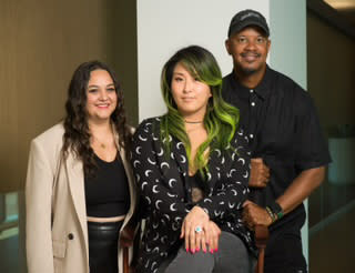 (L-R): Maureen Bharoocha, Yoko Okumura and Marshall Tyler; Courtesy of Apple