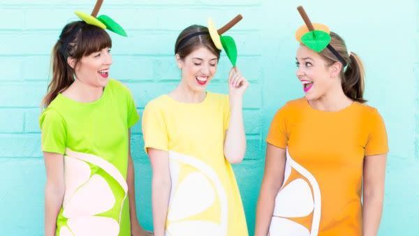 costumes for 3 people citrus