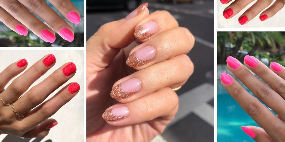 <p>Pink is having a moment. Beauty tastemakers like Rihanna and Kylie Jenner are dropping pink products left and right-and serving up major inspiration to wear the shade on our eyes, lips, and nails. In fact, a pink manicure is probably the most subtle and foolproof way to embrace the trend. Scroll down to see the best pink nail art ideas that will have you loving the shade all over again. </p>