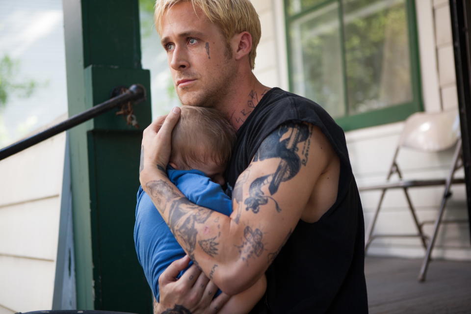 This film image released by Focus Features shows Ryan Gosling in "The Place Beyond the Pines." (AP Photo/Focus Features, Atsushi Nishijima)