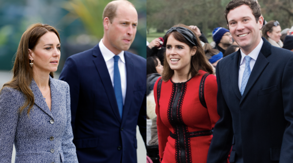 Kate Middleton, Príncipe William, Princesa Eugenie, Jack Brooksbank
