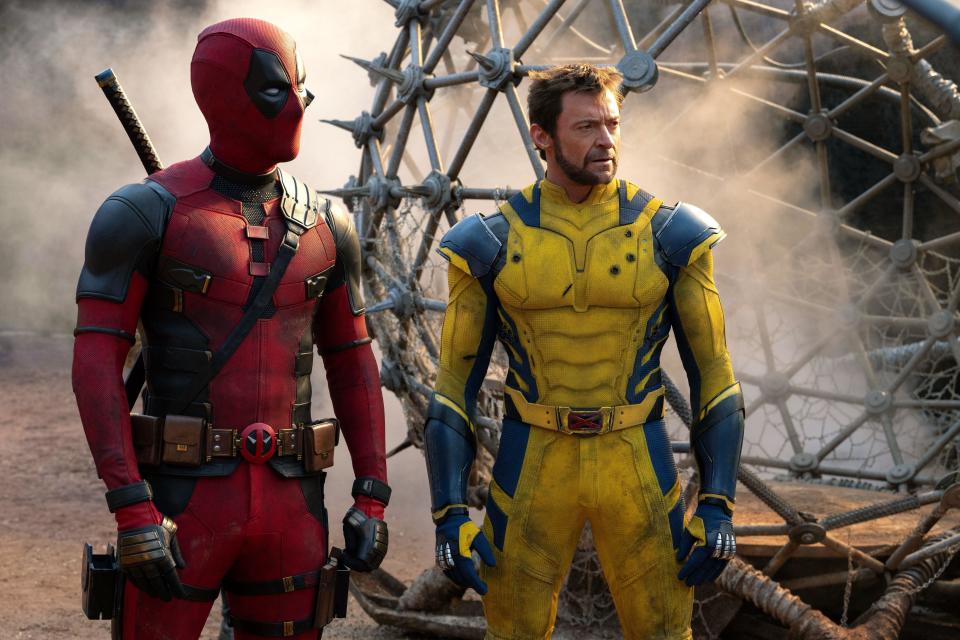 Ryan Reynolds and Hugh Jackman in Deadpool & Wolverine