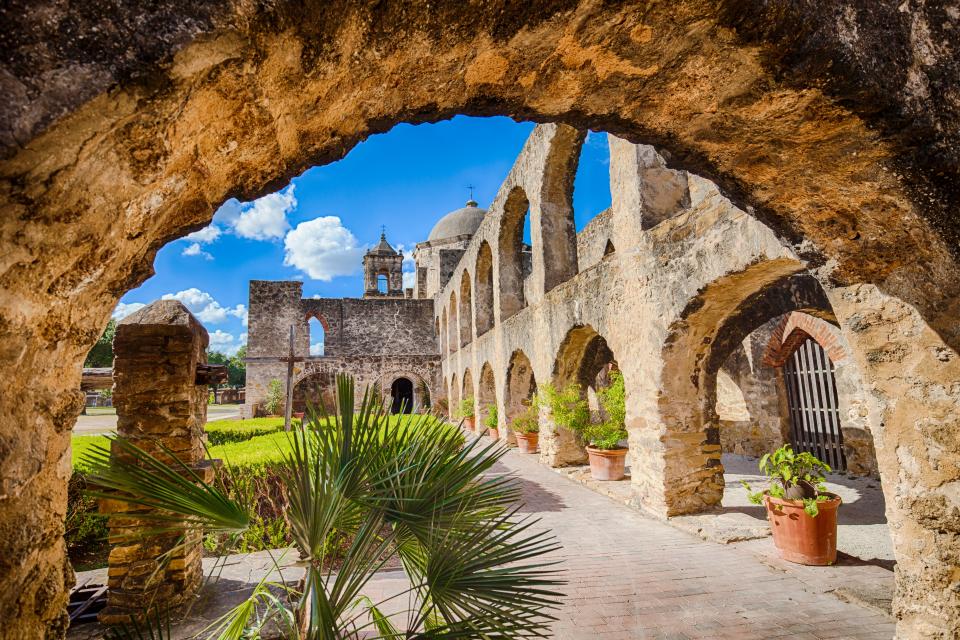 The Mission San José in San Antonio has undergone substantial and effective renovation over the decades.