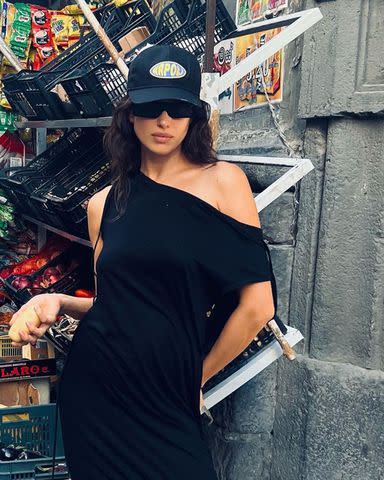 <p>Irina Shayk/Instagram</p> Irina Shayk poses in Italy