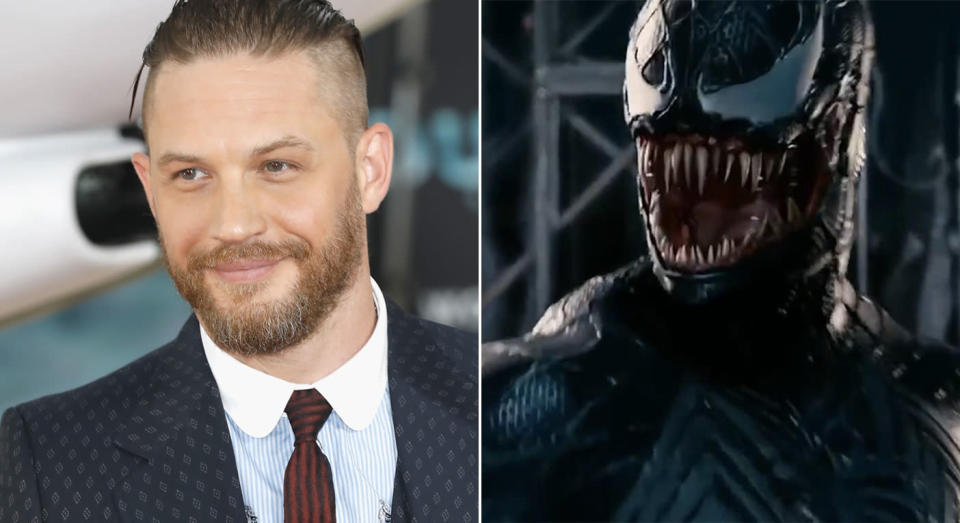 Tom Hardy will play Venom using performance capture (Getty/Sony Pictures)