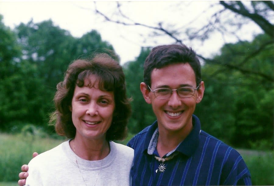 Andy Chapman and his mother Judy Rafferty (Photo courtesy of Help Find Andy Chapman).