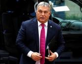 Hungary's Prime Minister Viktor Orban arrives at the EU summit meeting in Brussels, Belgium, October 19, 2017. REUTERS/Dario Pignatelli - RC16507DB060