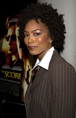 Angela Bassett at the New York premiere of Paramount's The Score