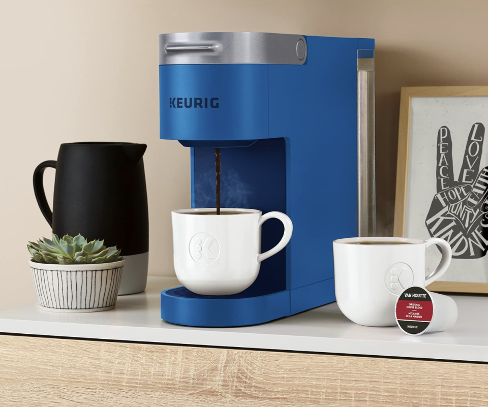 the amazon Keurig K-Slim Single Serve K-Cup Pod Coffee Maker