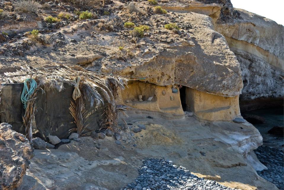 Poor people on Tenerife are forced to live in the island's caves