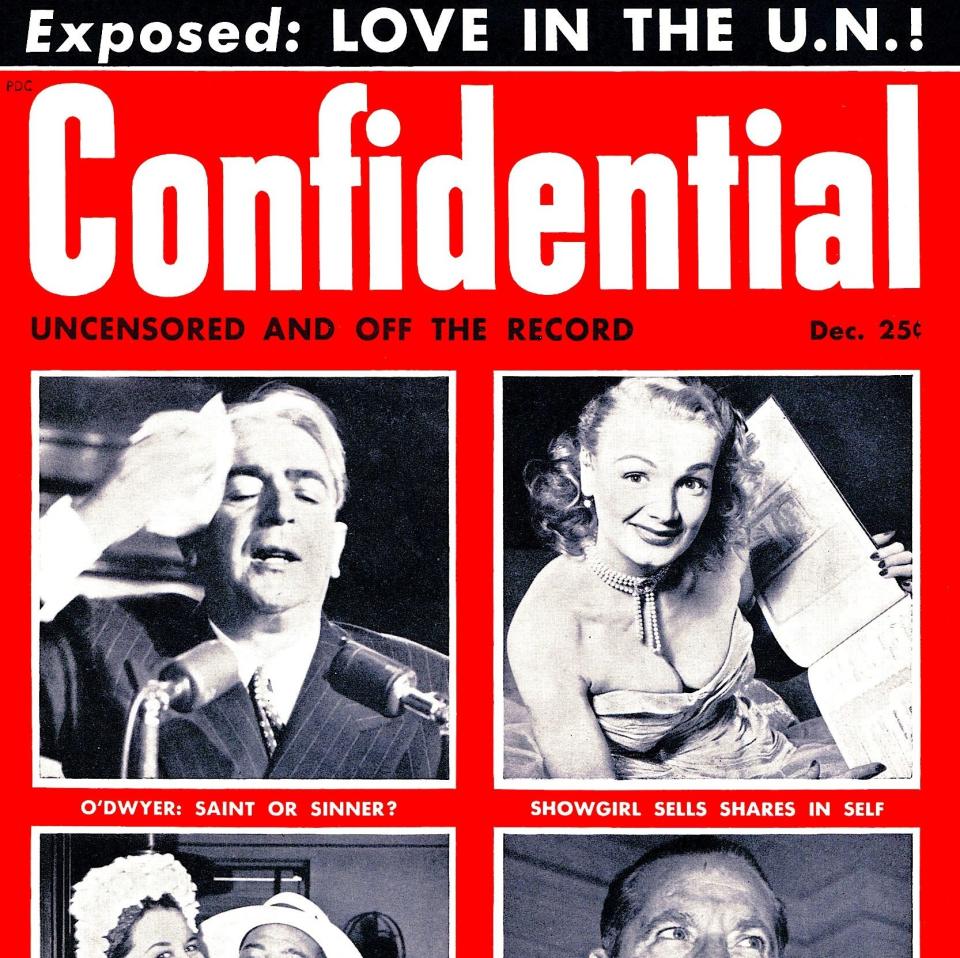 Scandal: Confidential magazine was notorious for its Hollywood exposes