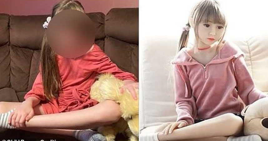 美國一名8歲女童，竟因為名氣被有心人士做成情趣娃娃商品，公然在網站販售。（圖／翻攝自Terri C推特）