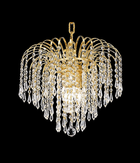 If you’ve dreamt about taking a dip in a waterfall of crystals, this is the chandelier for you. 