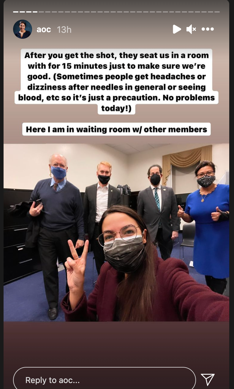 Photo credit: Alexandria Ocasio-Cortez - Instagram