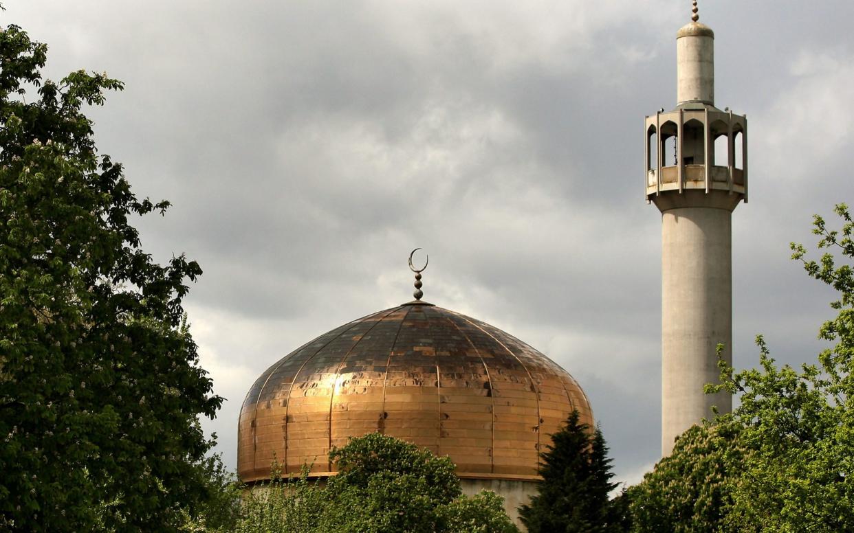 London Central Mosque in Regent's Park, where police have arrested a man on suspicion of attempted murder -  Anthony Devlin/PA