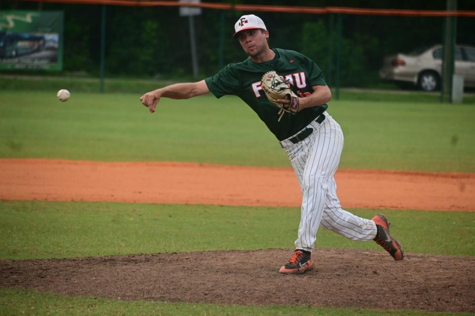 FAMU’s Zach Morea pitches in game against Bethune-Cookman, May 21, 2022