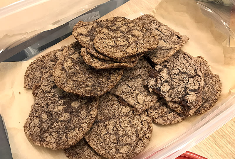 Here’s how our final batch of Carol’s cookies turned out (Photo: Kimberly Potts/Yahoo TV)