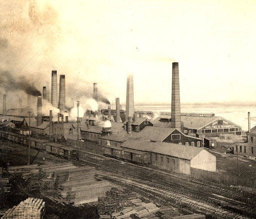 The Omaha and Grant Smelting Co. in Omaha, Neb., was owned by Guy Barton and was one of the largest and most productive companies of its kind during the late 19th and early 20th centuries. Barton’s daughter would marry Monroe native George Armstrong Custer Christiancy.