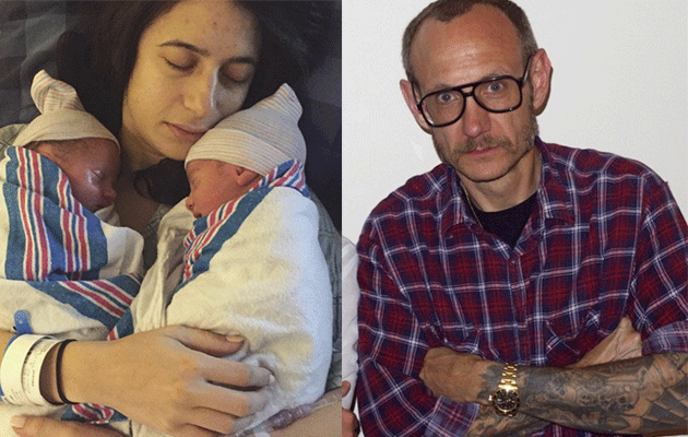 Terry Richardson posted a photo on Instagram of his girlfriend and sons. Photo: Instagram