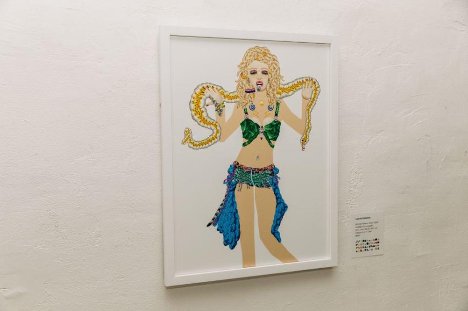 This Britney Spears creation was on display. Weston Kloefkorn