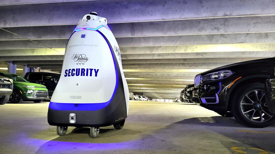 Knightscopem, a developer of autonomous security robots, recently announced the deployment of a K5 Autonomous Security Robot at the historic Memphis Peabody Hotel.
