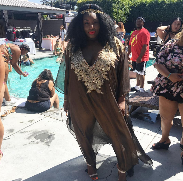 Plus Size Model Celebrates Curves and Inclusion with Body Confidence Pool  Party