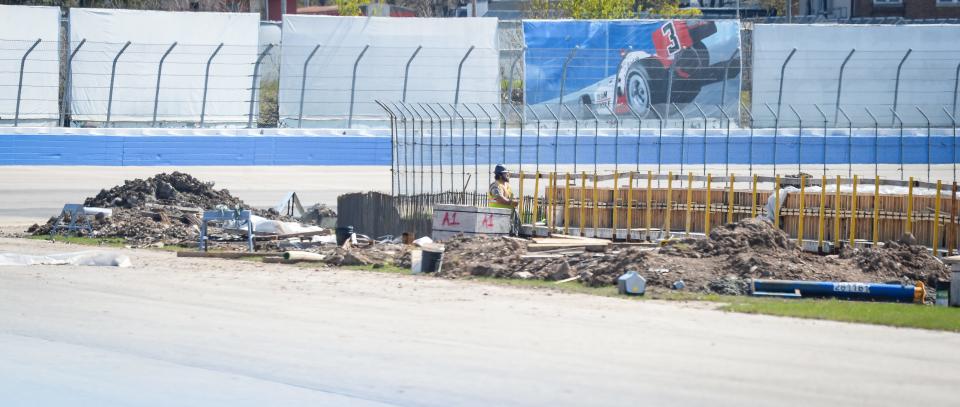 Improvements have begun at the Milwaukee Mile in preparation for a NASCAR truck race in August.