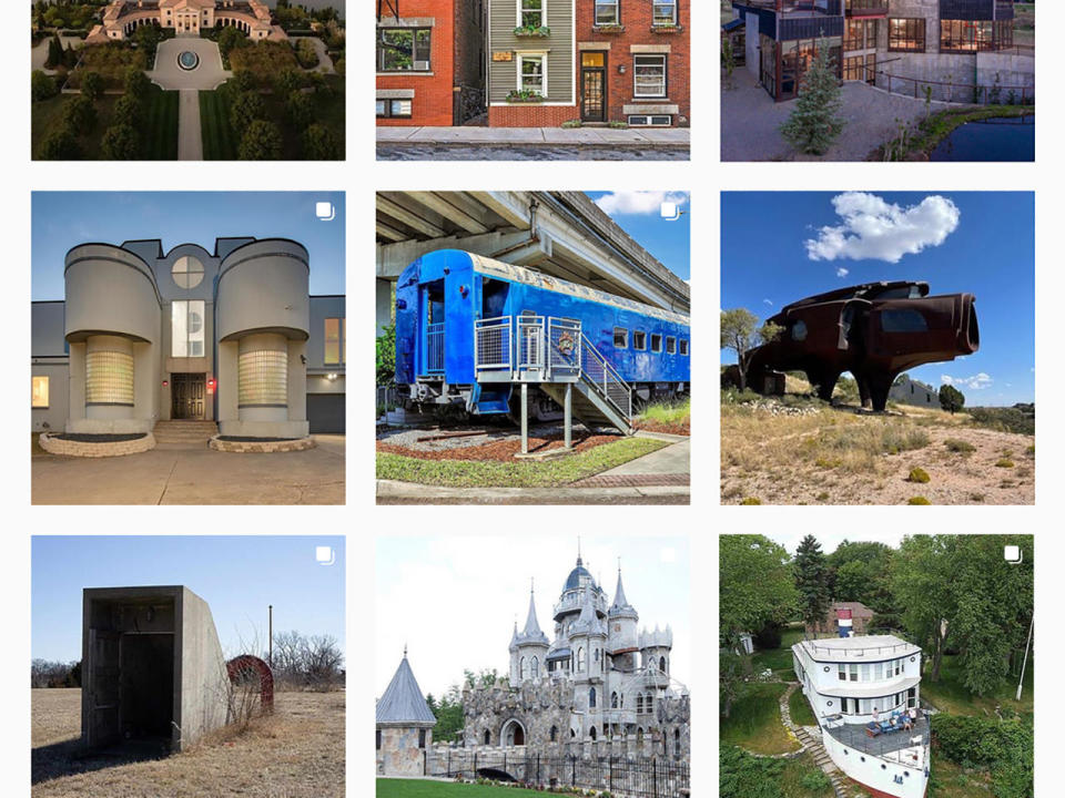 Just a handful of the outlandish or outrageous Zillow listings featured on the social media site Zillow Gone Wild.  / Credit: Zillow Gone Wild