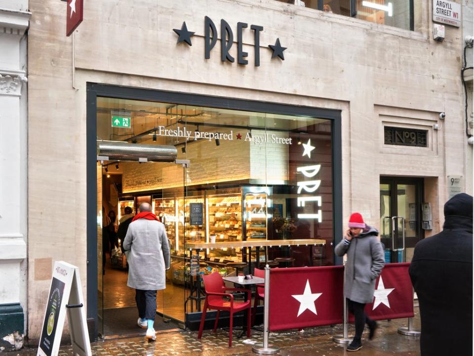 Pret a Manger has been hard hit during the Covid pandemic (Getty Images)