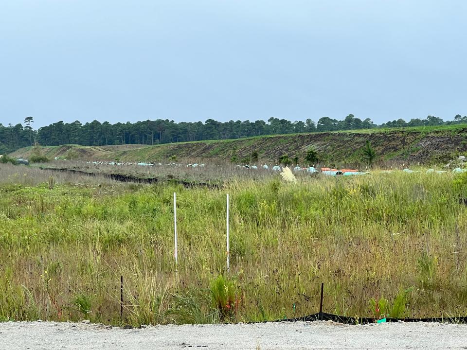 The site that was once destined to be Mirasol, a Mayfaire-like development in Brunswick County, is now nothing but piles of dirt.