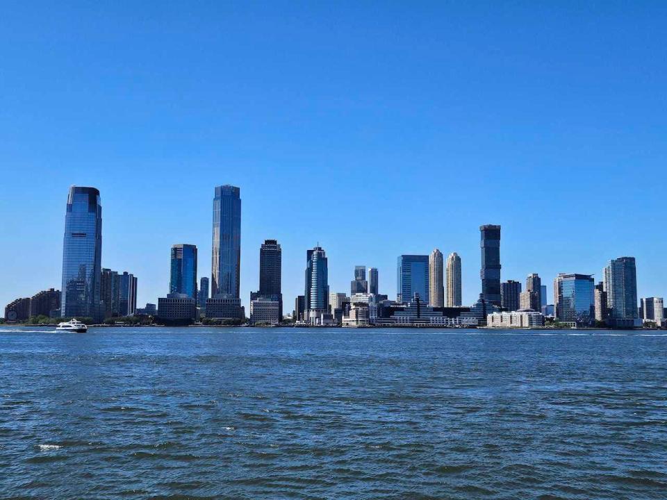 A view of the Jersey City waterfront from Manhattan.