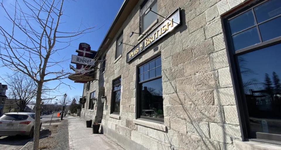 A file photo of the building hosting the British pub and hotel in the west Gatineau, Que., community of Aylmer.