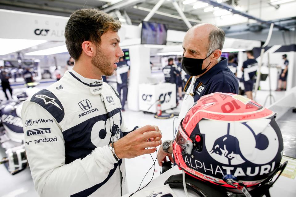 Pierre Gasly and Franz Tost