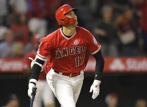 大谷翔平夯32轟破紀錄。法新社