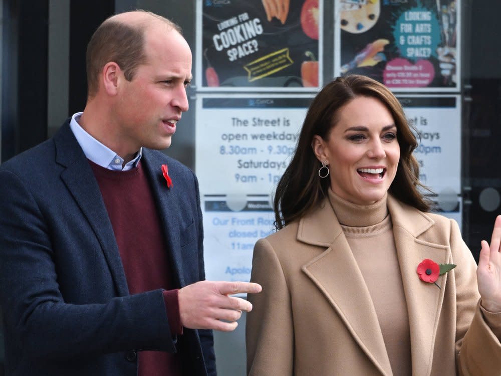 Prinz William und Prinzessin Kate waren in Scarborough unterwegs. (Bild: imago images/PA Images/Doug Peters)