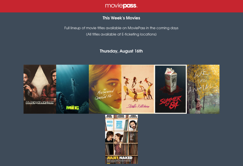 MoviePass is changing its service yet again and for the foreseeable future, it