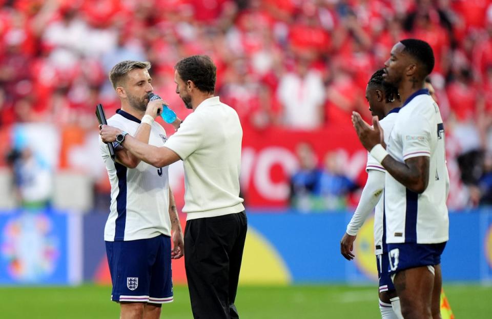 Luke Shaw is baffled by the criticism Gareth Southgate has faced as England manager (Bradley Collyer/PA Wire)