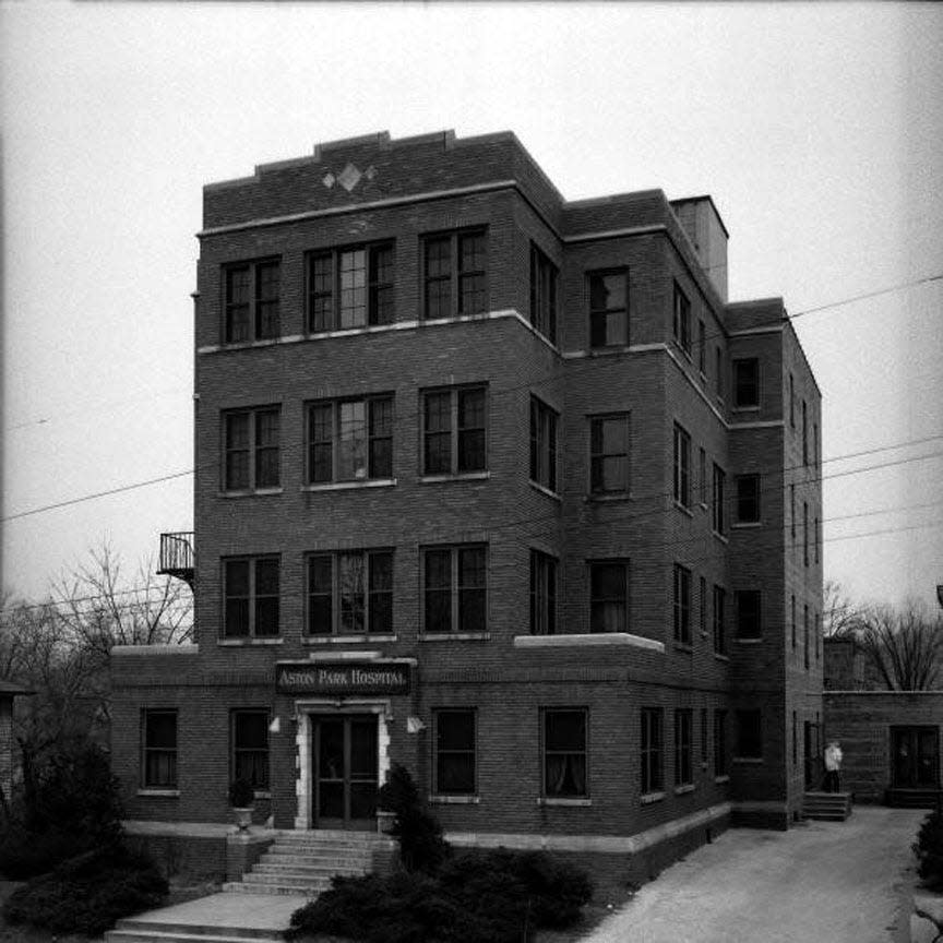 Once the French Broad Hospital, the building at 53 French Broad Ave. became the "Aston Park Hospital" in the 1940s.