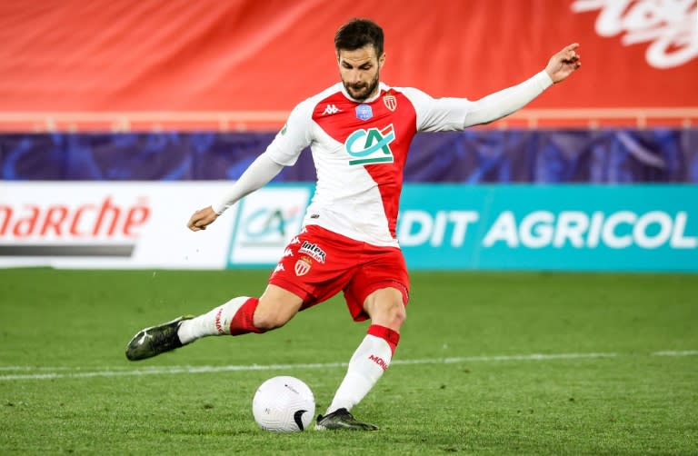 Cesc Fabregas played for Monaco before ending his career in the Italian second tier with Como (Valery HACHE)
